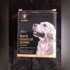 Bark Control Collar - Black and Pink
